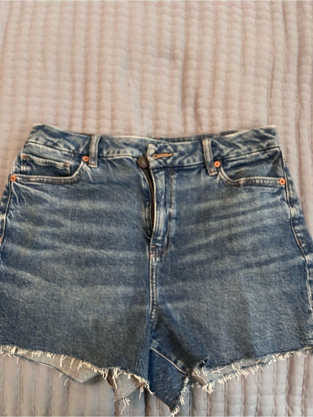 American Eagle High Rise Curvy Mom Shorts Size 10